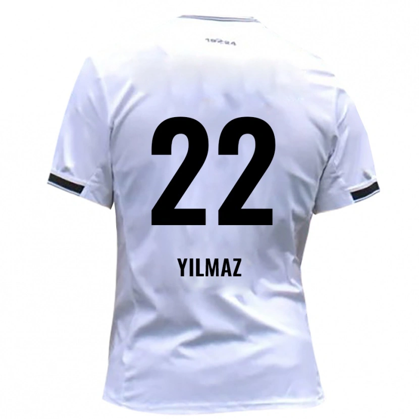 Danxen Barn Furkan Yilmaz #22 Vit Röd Hemmatröja Matchtröjor 2025/26 Tröjor T-Tröja