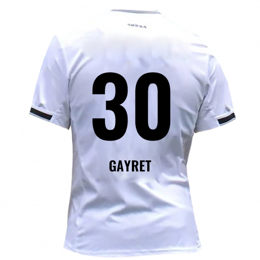 Danxen Barn Timur Gayret #30 Vit Röd Hemmatröja Matchtröjor 2025/26 Tröjor T-Tröja