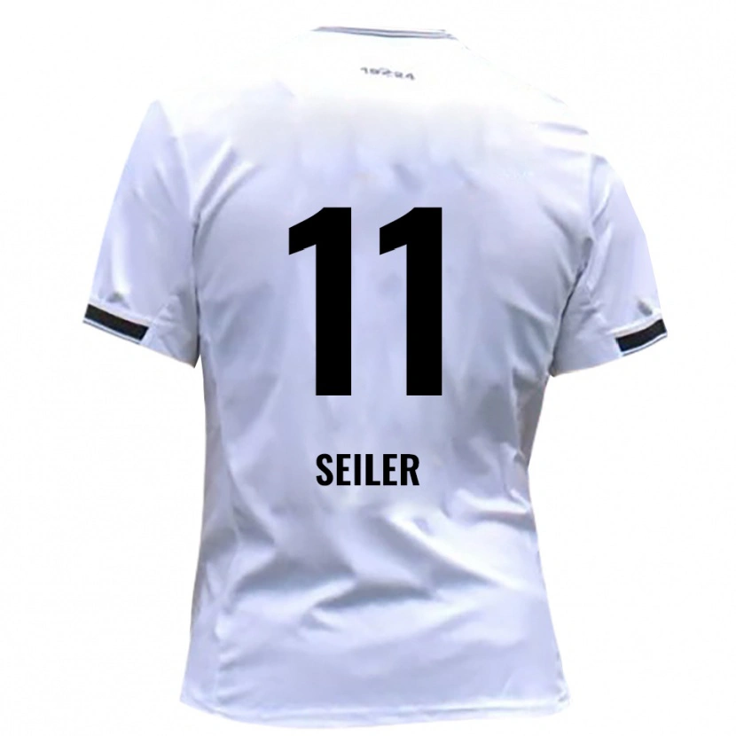 Danxen Barn Janis Seiler #11 Vit Röd Hemmatröja Matchtröjor 2025/26 Tröjor T-Tröja