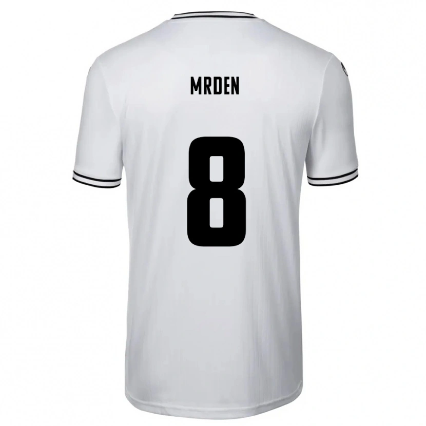 Danxen Barn Mateo Mrden #8 Vit Svart Hemmatröja Matchtröjor 2025/26 Tröjor T-Tröja