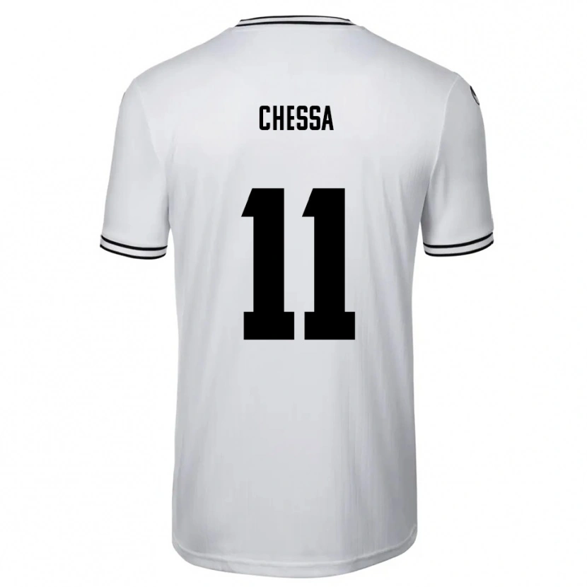 Danxen Barn Dennis Chessa #11 Vit Svart Hemmatröja Matchtröjor 2025/26 Tröjor T-Tröja