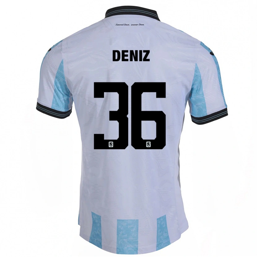 Danxen Barn Tunay Deniz #36 Vit Himmelsblå Hemmatröja Matchtröjor 2025/26 Tröjor T-Tröja