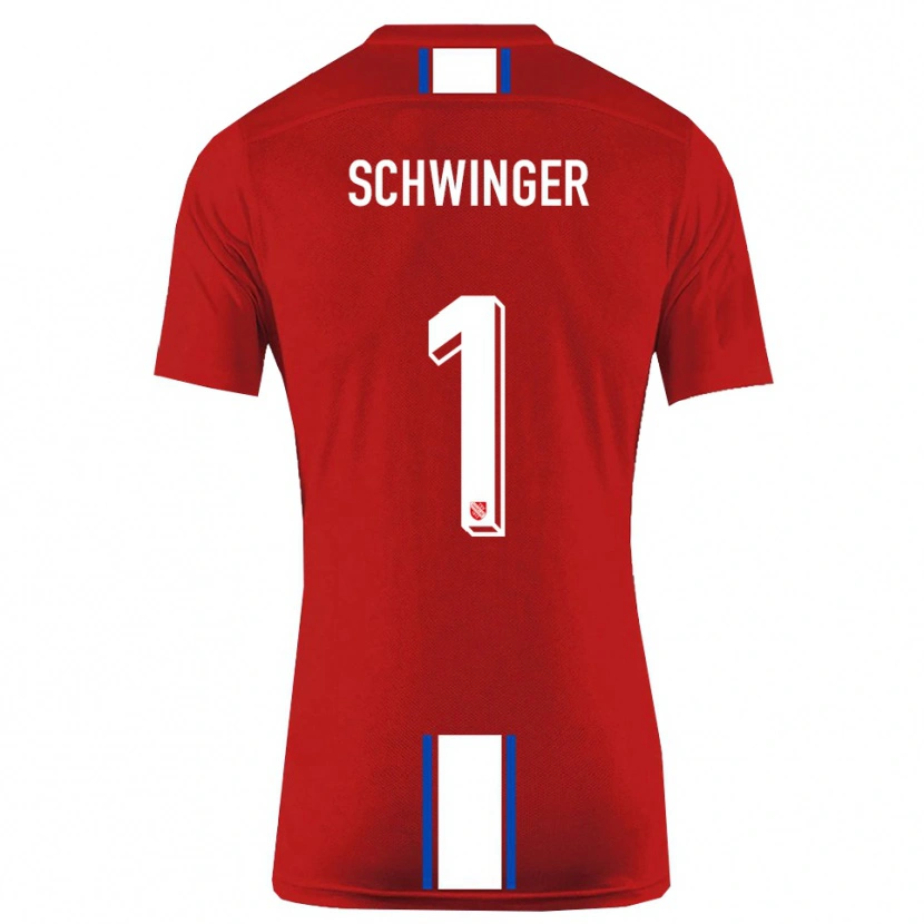 Danxen Barn Holm Schwinger #1 Röd Vit Hemmatröja Matchtröjor 2025/26 Tröjor T-Tröja