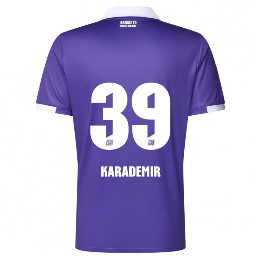 Danxen Barn Yiğit Karademir #39 Lila Vit Hemmatröja Matchtröjor 2025/26 Tröjor T-Tröja