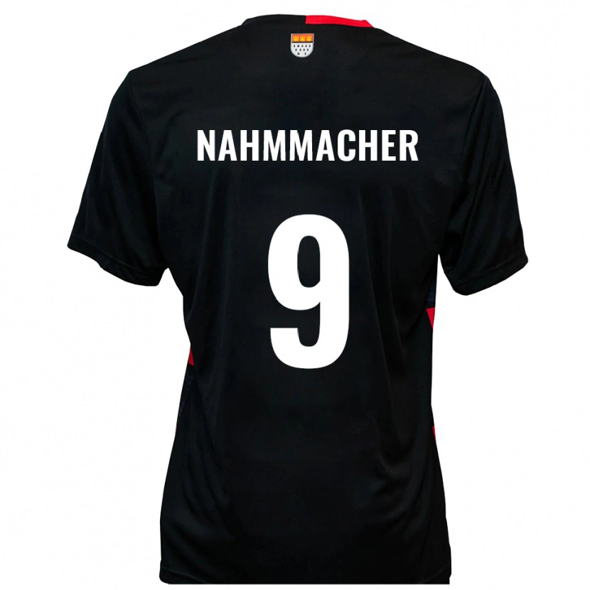 Danxen Barn Emil Nahmmacher #9 Svart Röd Hemmatröja Matchtröjor 2025/26 Tröjor T-Tröja