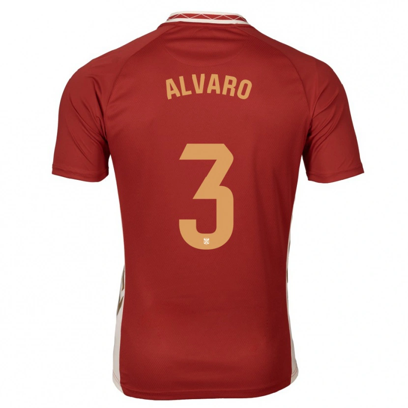 Danxen Barn Álvaro González #3 Vinröd Guld Bortatröja Matchtröjor 2025/26 Tröjor T-Tröja
