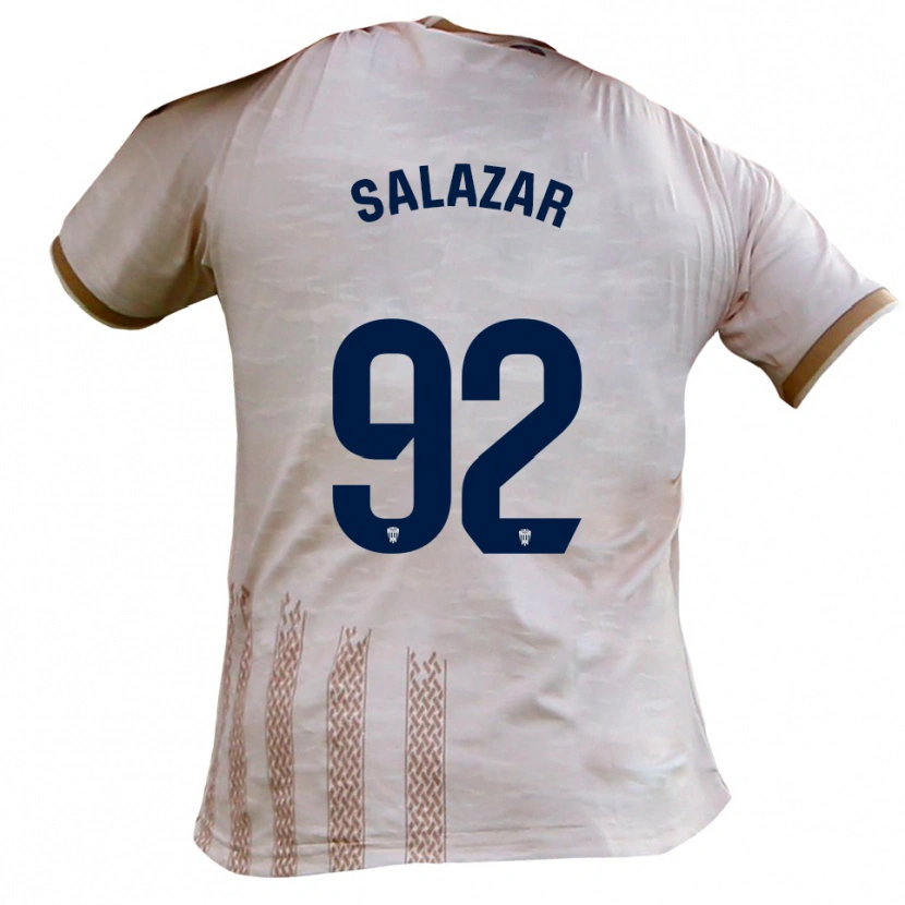 Danxen Barn Israel Salazar #92 Benvit Brun Bortatröja Matchtröjor 2025/26 Tröjor T-Tröja