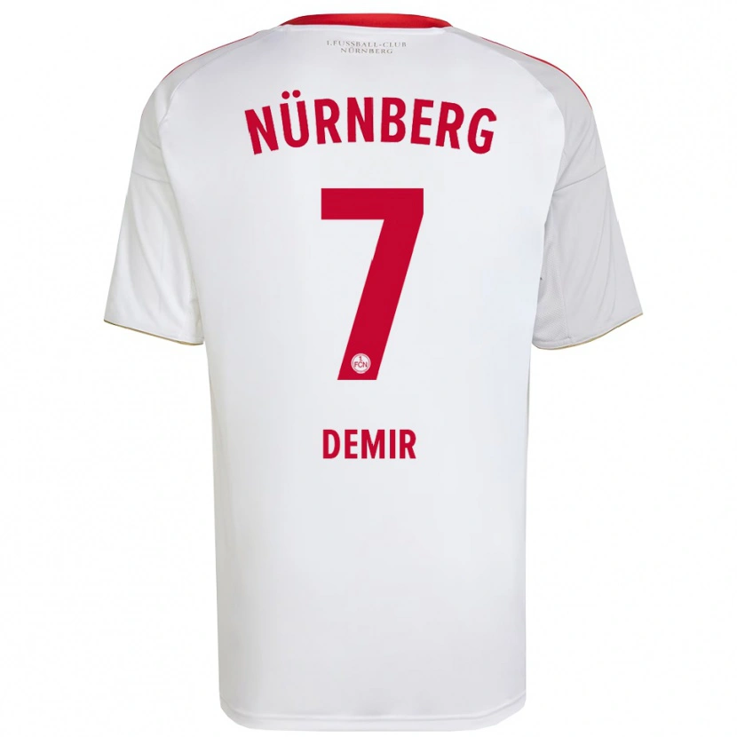 Danxen Barn Ari Demir #7 Vit Röd Bortatröja Matchtröjor 2025/26 Tröjor T-Tröja