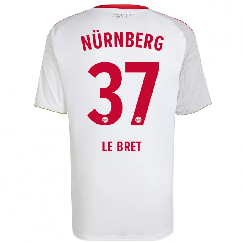 Danxen Barn Noah Maboulou #37 Vit Röd Bortatröja Matchtröjor 2025/26 Tröjor T-Tröja