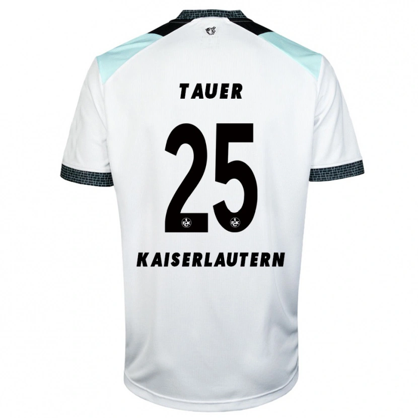 Danxen Barn Luca Tauer #25 Vit Svart Bortatröja Matchtröjor 2025/26 Tröjor T-Tröja