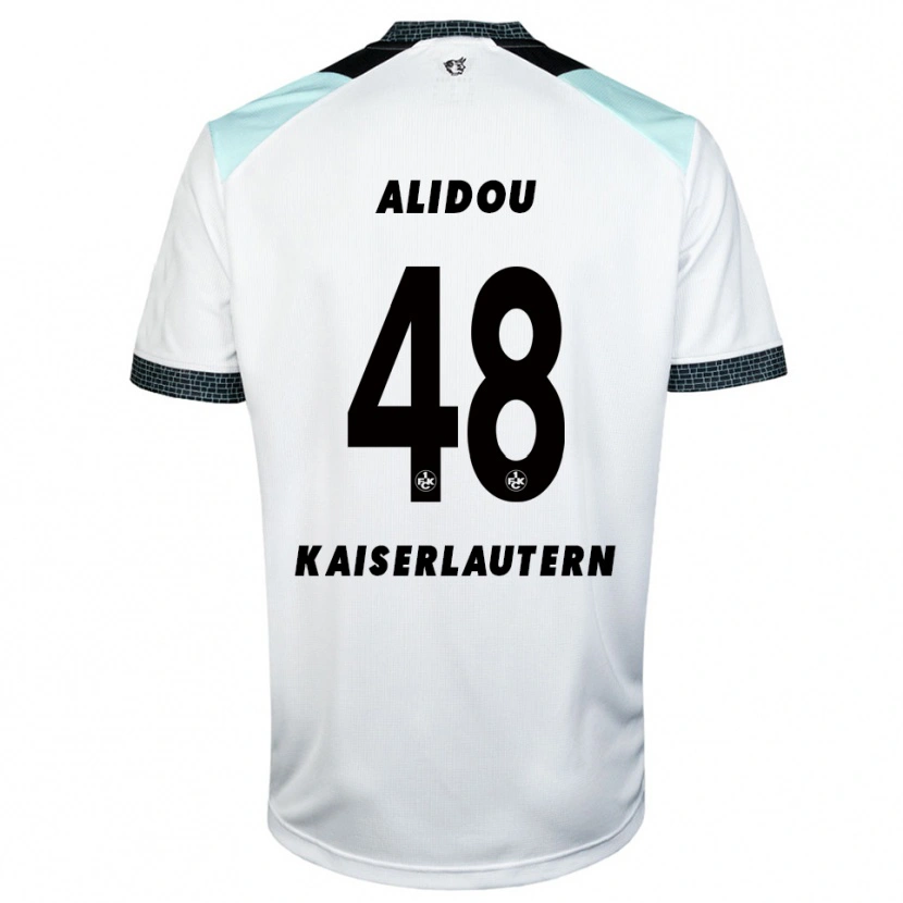 Danxen Barn Faride Alidou #48 Vit Svart Bortatröja Matchtröjor 2025/26 Tröjor T-Tröja