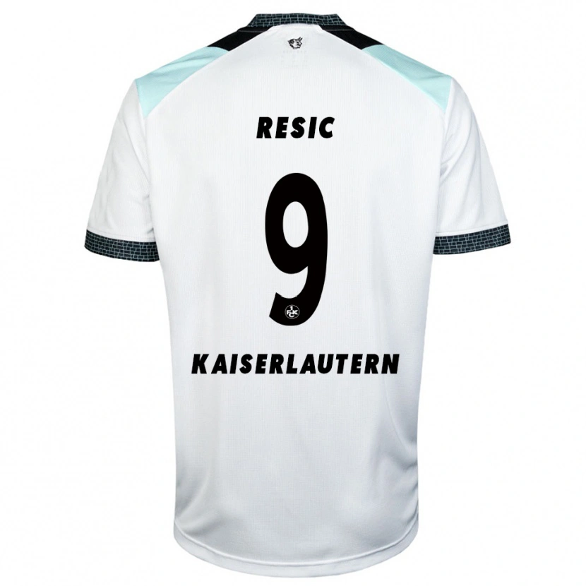 Danxen Barn Dzenan Resic #9 Vit Svart Bortatröja Matchtröjor 2025/26 Tröjor T-Tröja