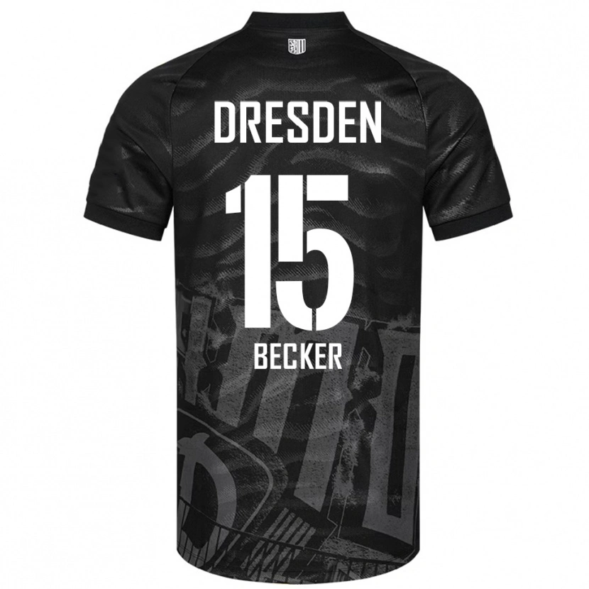 Danxen Barn Rochael Becker #15 Svart Grå Bortatröja Matchtröjor 2025/26 Tröjor T-Tröja