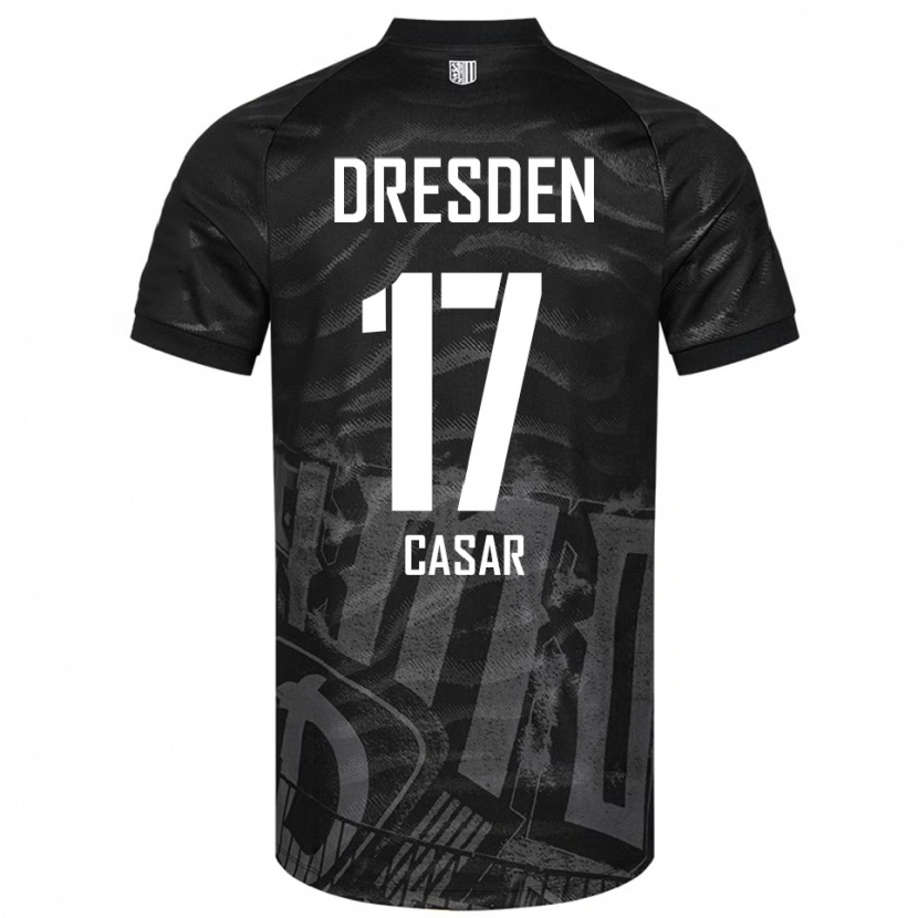 Danxen Barn Aljaz Casar #17 Svart Grå Bortatröja Matchtröjor 2025/26 Tröjor T-Tröja