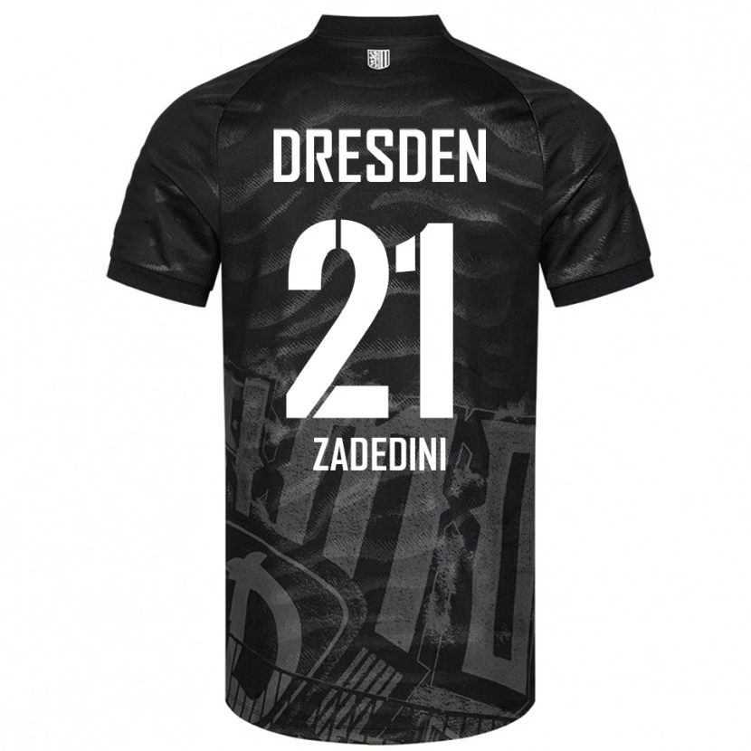 Danxen Barn Skerd Zadedini #21 Svart Grå Bortatröja Matchtröjor 2025/26 Tröjor T-Tröja