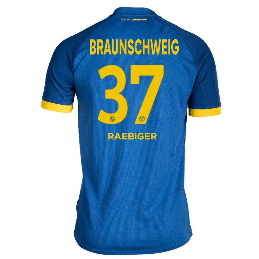 Danxen Barn Sidney Raebiger #37 Kungblå Gul Bortatröja Matchtröjor 2025/26 Tröjor T-Tröja
