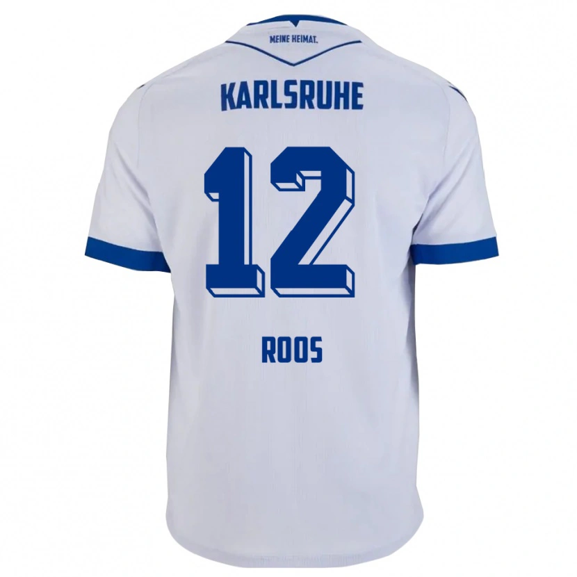 Danxen Barn Silvio Roos #12 Vit Blå Bortatröja Matchtröjor 2025/26 Tröjor T-Tröja