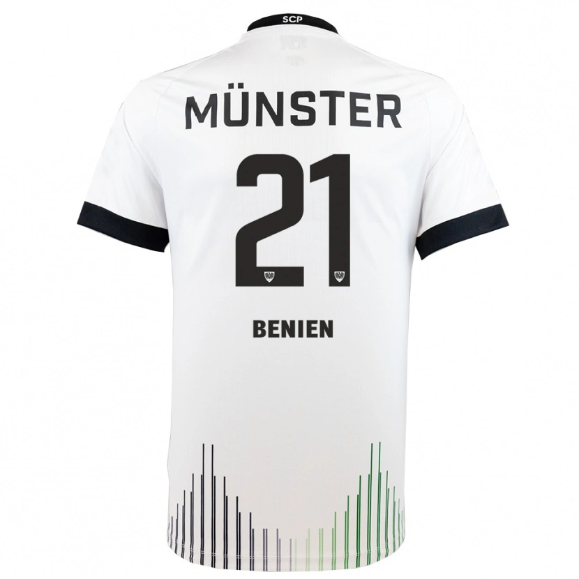 Danxen Barn Lennet Benien #21 Vit Svart Bortatröja Matchtröjor 2025/26 Tröjor T-Tröja