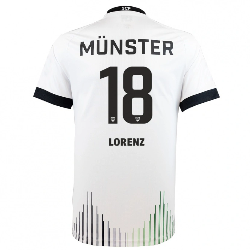 Danxen Barn Marc Lorenz #18 Vit Svart Bortatröja Matchtröjor 2025/26 Tröjor T-Tröja