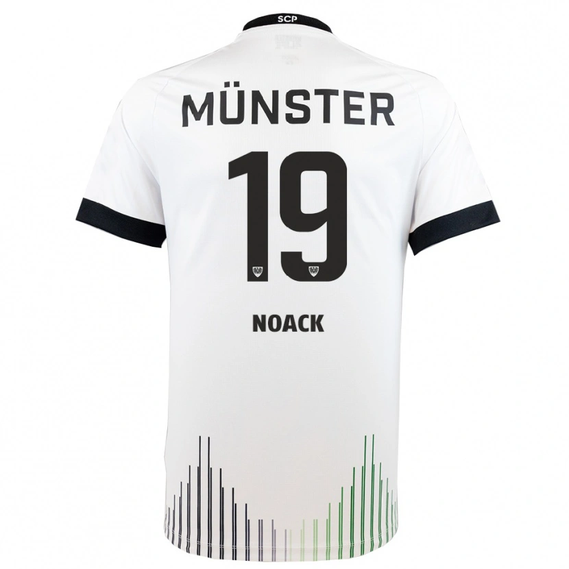 Danxen Barn Finn Noack #19 Vit Svart Bortatröja Matchtröjor 2025/26 Tröjor T-Tröja