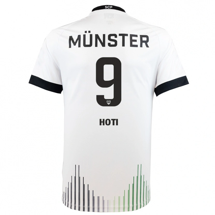 Danxen Barn Arbnor Hoti #9 Vit Svart Bortatröja Matchtröjor 2025/26 Tröjor T-Tröja