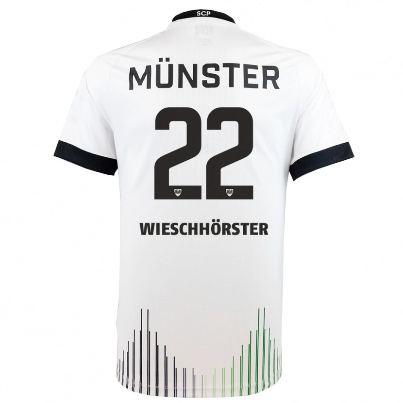 Danxen Barn Falk Wieschhörster #22 Vit Svart Bortatröja Matchtröjor 2025/26 Tröjor T-Tröja