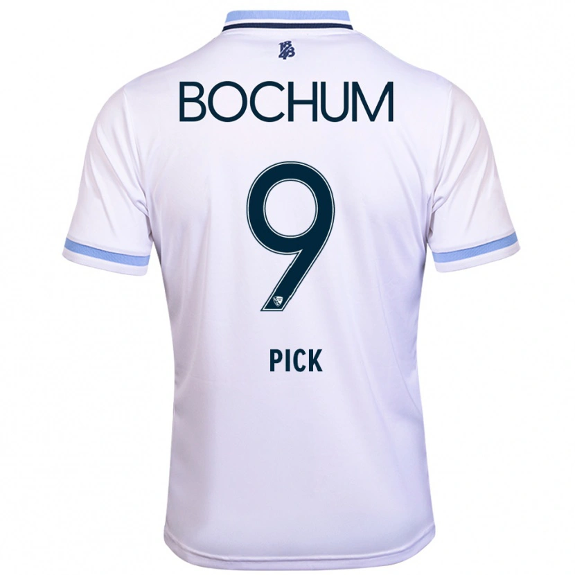 Danxen Barn Luis Pick #9 Vit Himmelsblå Bortatröja Matchtröjor 2025/26 Tröjor T-Tröja