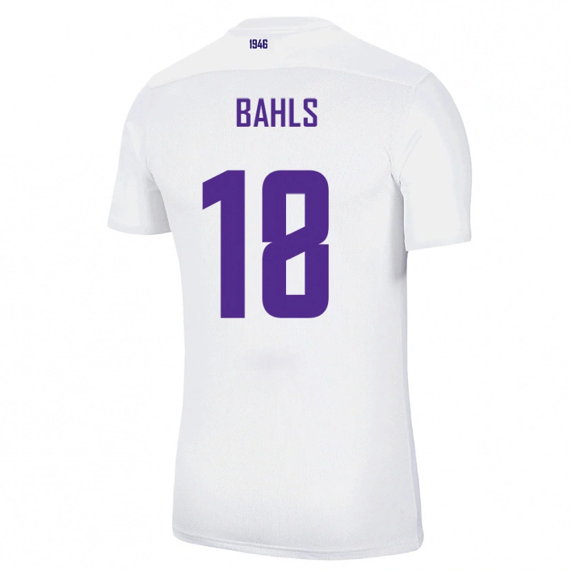 Danxen Barn Luca Bahls #18 Vit Grön Bortatröja Matchtröjor 2025/26 Tröjor T-Tröja