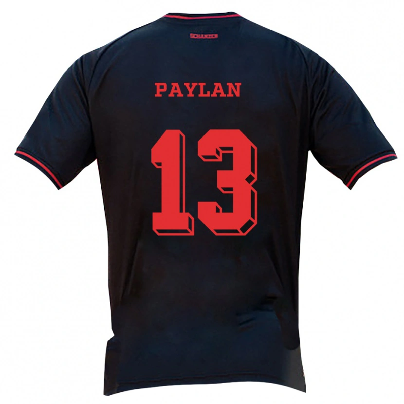 Danxen Barn Can Paylan #13 Svart Röd Vit Bortatröja Matchtröjor 2025/26 Tröjor T-Tröja