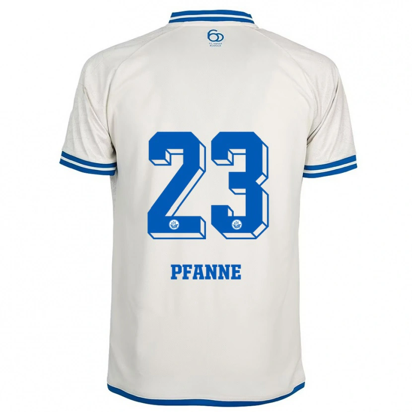 Danxen Barn Franz Pfanne #23 Vit Blå Bortatröja Matchtröjor 2025/26 Tröjor T-Tröja
