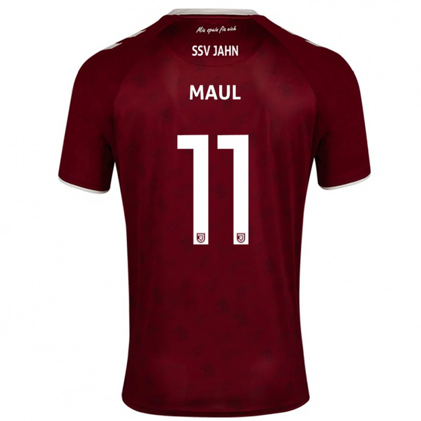 Danxen Barn Marco Maul #11 Vinröd Vit Bortatröja Matchtröjor 2025/26 Tröjor T-Tröja