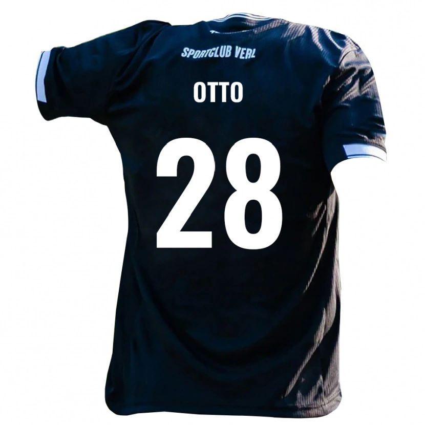 Danxen Barn Yari Otto #28 Svart Vit Bortatröja Matchtröjor 2025/26 Tröjor T-Tröja