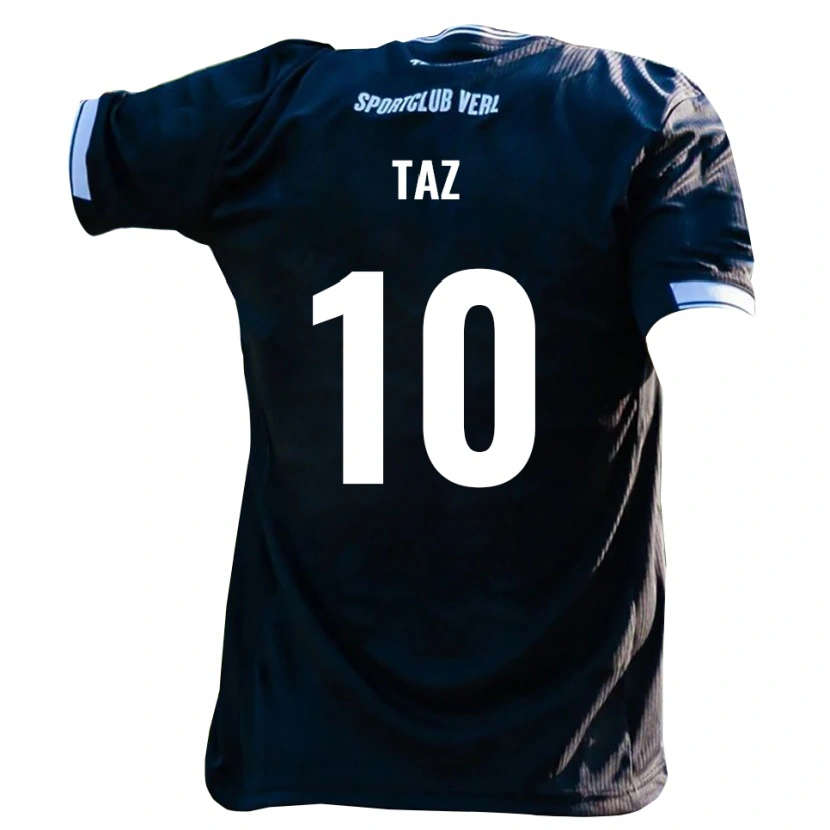 Danxen Barn Berkan Taz #10 Svart Vit Bortatröja Matchtröjor 2025/26 Tröjor T-Tröja