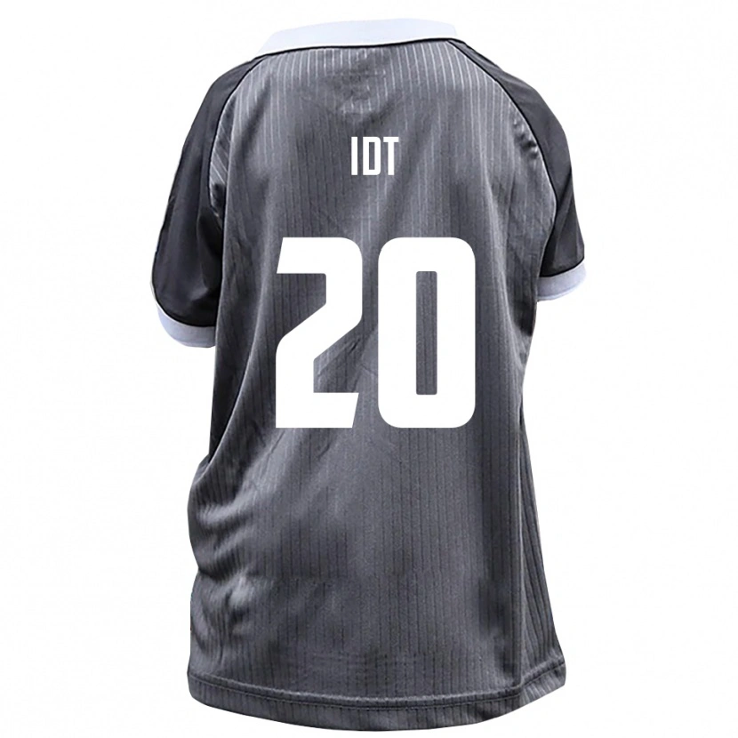 Danxen Barn David Idt #20 Grå Vit Bortatröja Matchtröjor 2025/26 Tröjor T-Tröja