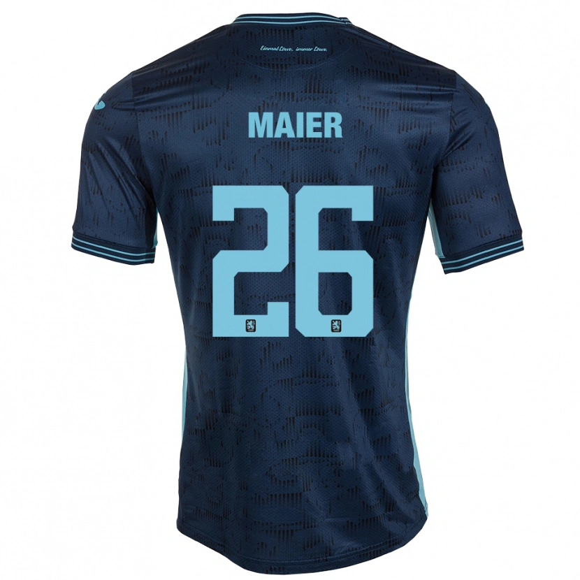 Danxen Barn Philipp Maier #26 Kungblå Bortatröja Matchtröjor 2025/26 Tröjor T-Tröja
