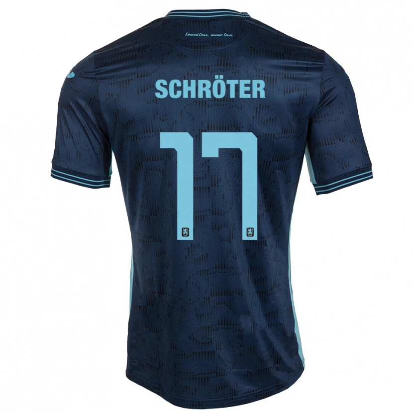 Danxen Barn Morris Schröter #17 Kungblå Bortatröja Matchtröjor 2025/26 Tröjor T-Tröja