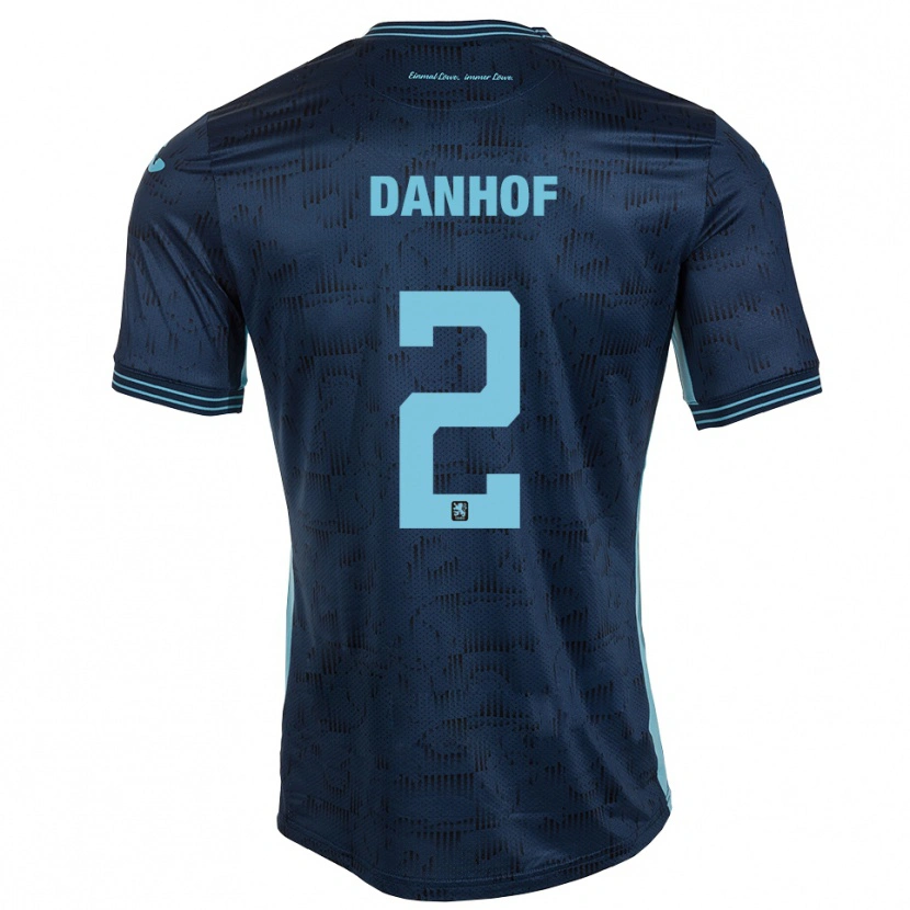 Danxen Barn Tim Danhof #2 Kungblå Bortatröja Matchtröjor 2025/26 Tröjor T-Tröja