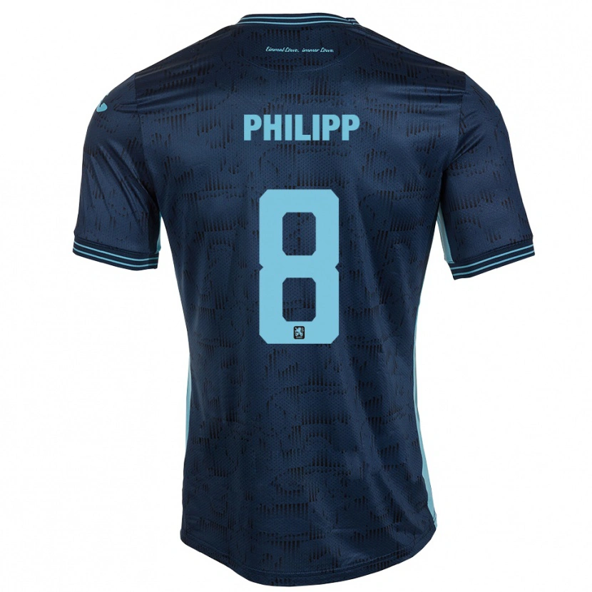 Danxen Barn David Philipp #8 Kungblå Bortatröja Matchtröjor 2025/26 Tröjor T-Tröja