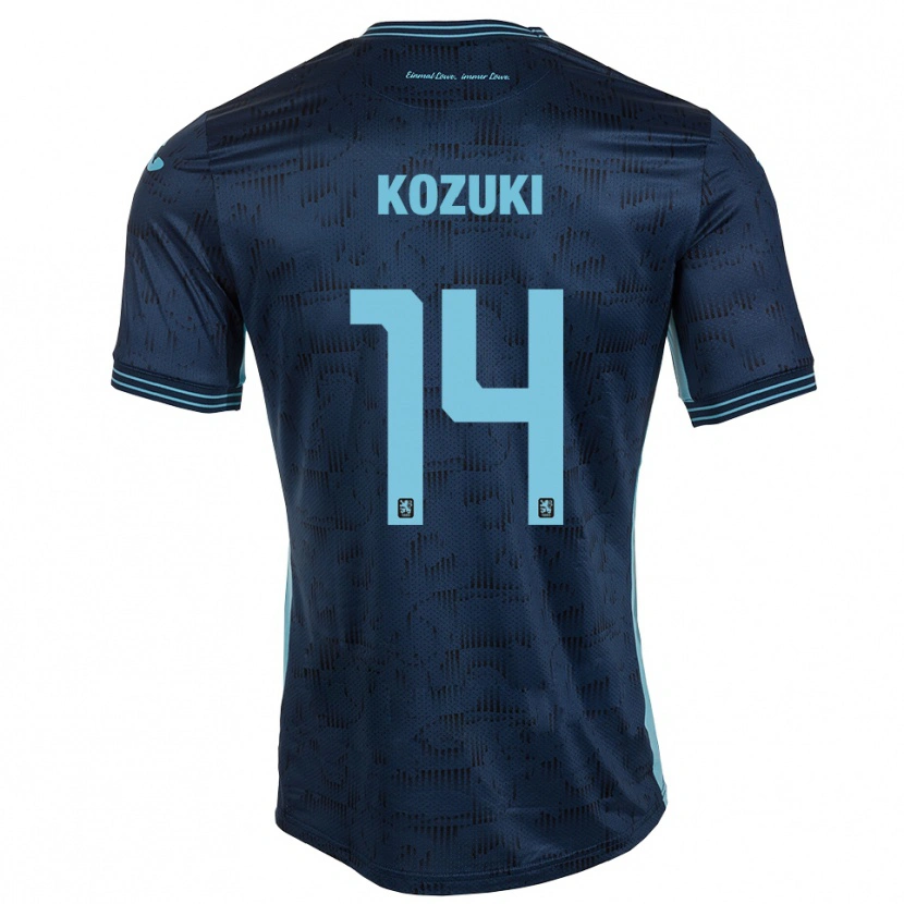 Danxen Barn Soichiro Kozuki #14 Kungblå Bortatröja Matchtröjor 2025/26 Tröjor T-Tröja