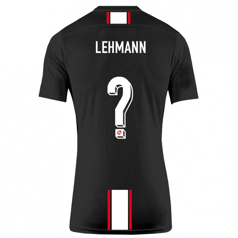 Danxen Barn Tom Lehmann #0 Svart Vit Bortatröja Matchtröjor 2025/26 Tröjor T-Tröja