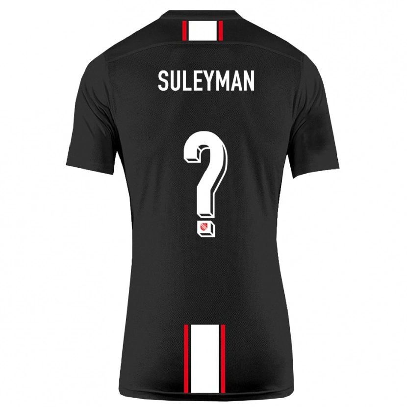Danxen Barn Dildar-Diego Suleyman #0 Svart Vit Bortatröja Matchtröjor 2025/26 Tröjor T-Tröja