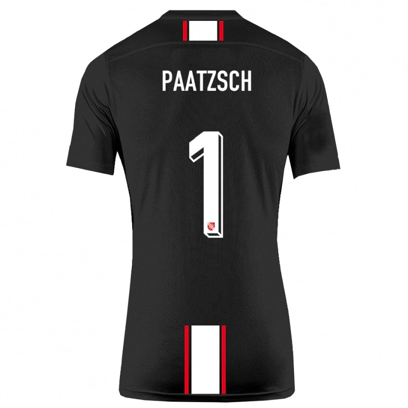 Danxen Barn Pascal Paatzsch #1 Svart Vit Bortatröja Matchtröjor 2025/26 Tröjor T-Tröja