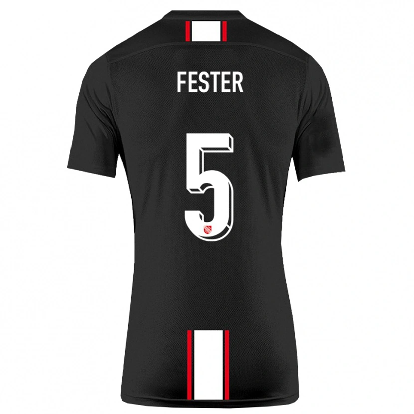 Danxen Barn Luka Fester #5 Svart Vit Bortatröja Matchtröjor 2025/26 Tröjor T-Tröja