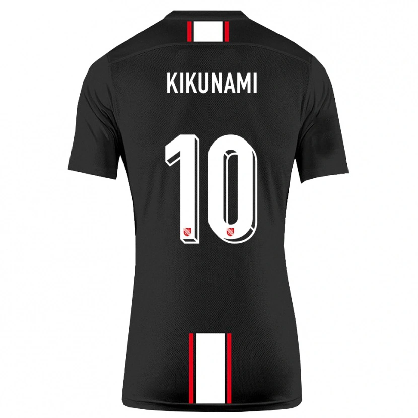 Danxen Barn Ryou Kikunami #10 Svart Vit Bortatröja Matchtröjor 2025/26 Tröjor T-Tröja