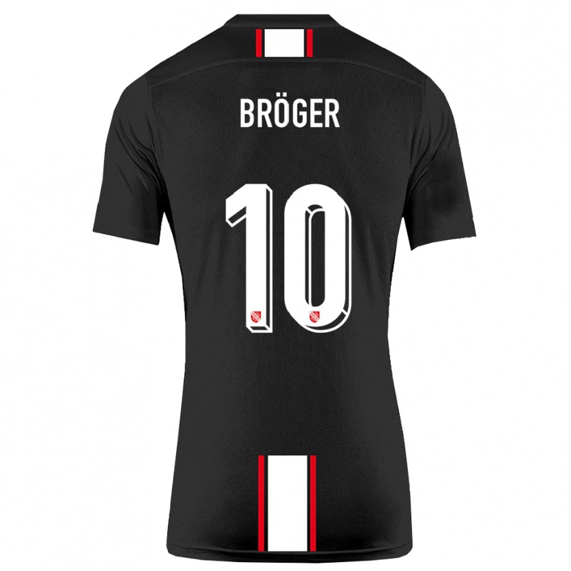 Danxen Barn Linus Bröger #10 Svart Vit Bortatröja Matchtröjor 2025/26 Tröjor T-Tröja