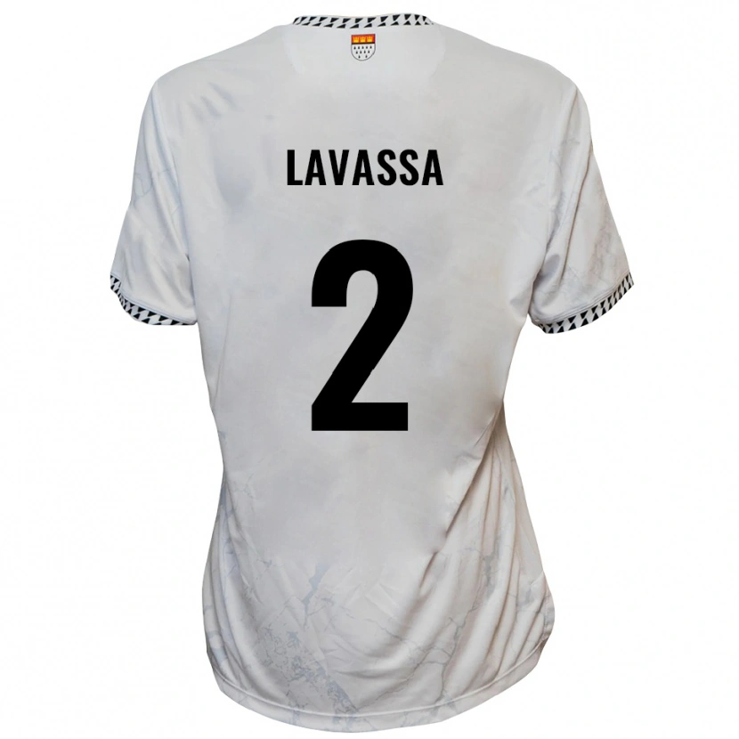 Danxen Barn Timon Lavassa #2 Vit Svart Bortatröja Matchtröjor 2025/26 Tröjor T-Tröja