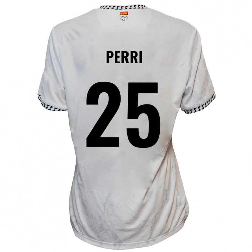 Danxen Barn Diego Perri #25 Vit Svart Bortatröja Matchtröjor 2025/26 Tröjor T-Tröja