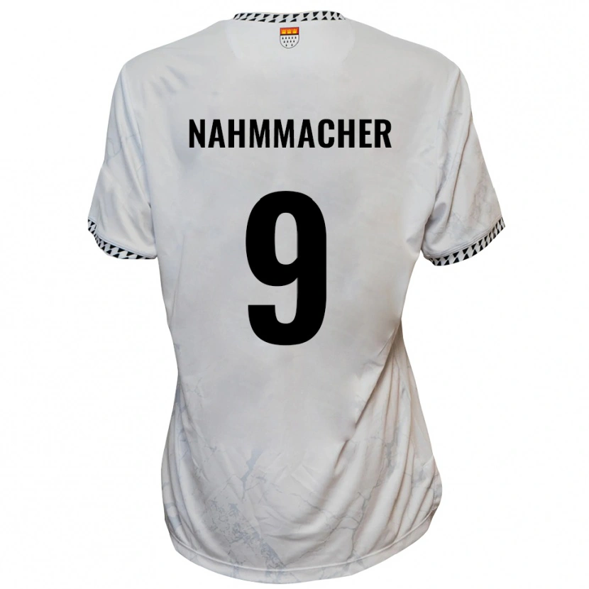 Danxen Barn Emil Nahmmacher #9 Vit Svart Bortatröja Matchtröjor 2025/26 Tröjor T-Tröja