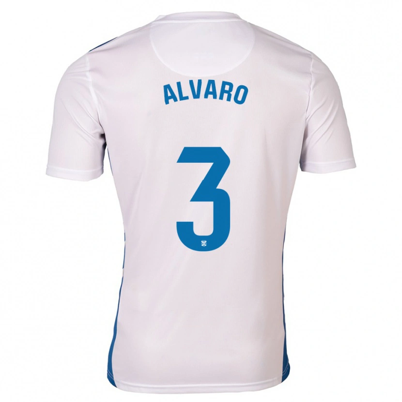 Danxen Män Álvaro González #3 Vit Blå Hemmatröja Matchtröjor 2025/26 Tröjor T-Tröja