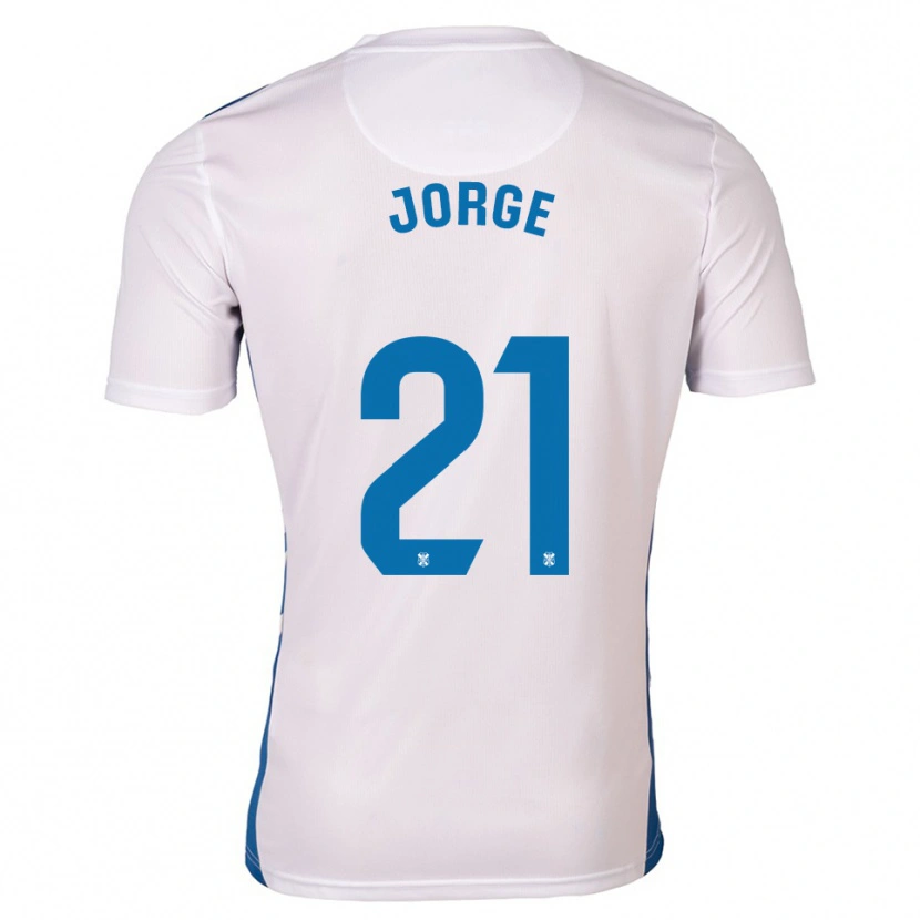 Danxen Män Jeremy Jorge #21 Vit Blå Hemmatröja Matchtröjor 2025/26 Tröjor T-Tröja